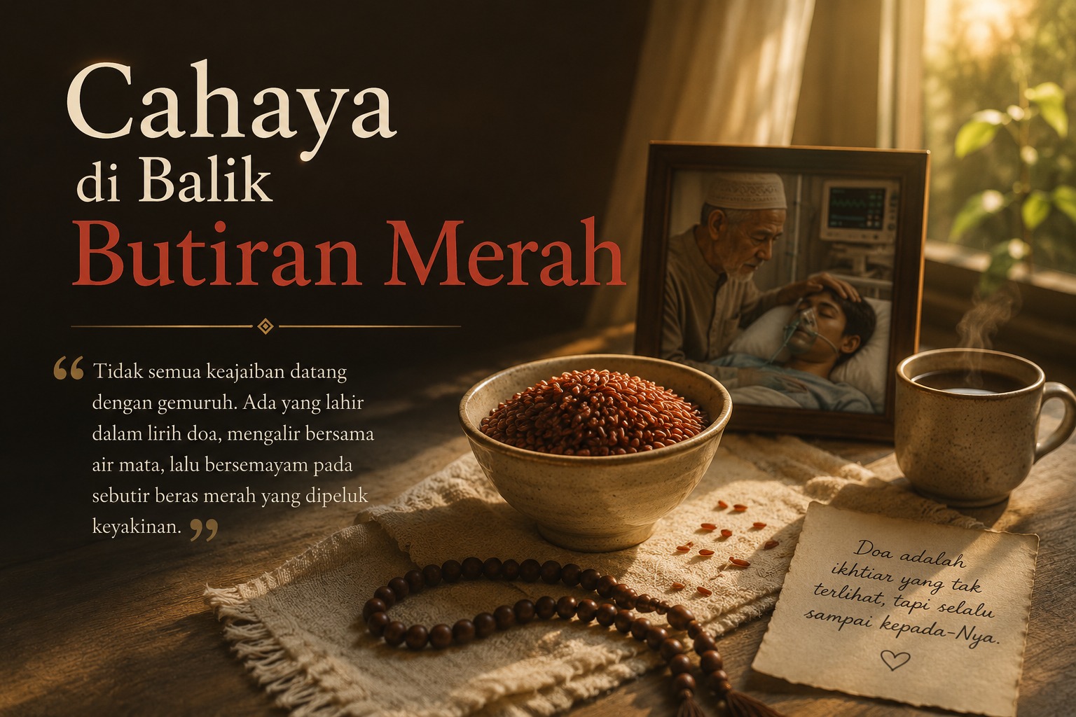 Cahaya di Balik Butiran Merah